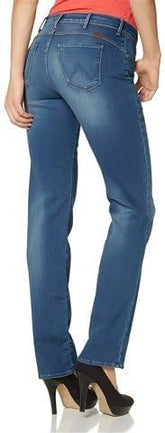 Spodnie Jeansowe Damskie Wrangler Sara Narrow Sand Castle W25Z3456U